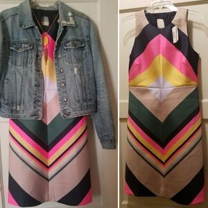 J CREW Pop Stripe Dress